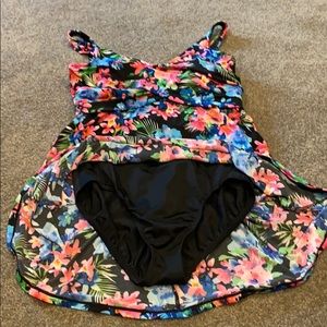 Floral swim wear